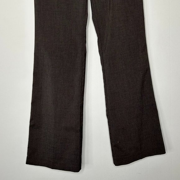 7th Avenue New York & Company Dress Pants Women's 4 Straight Leg Brown Office - Picture 2 of 14